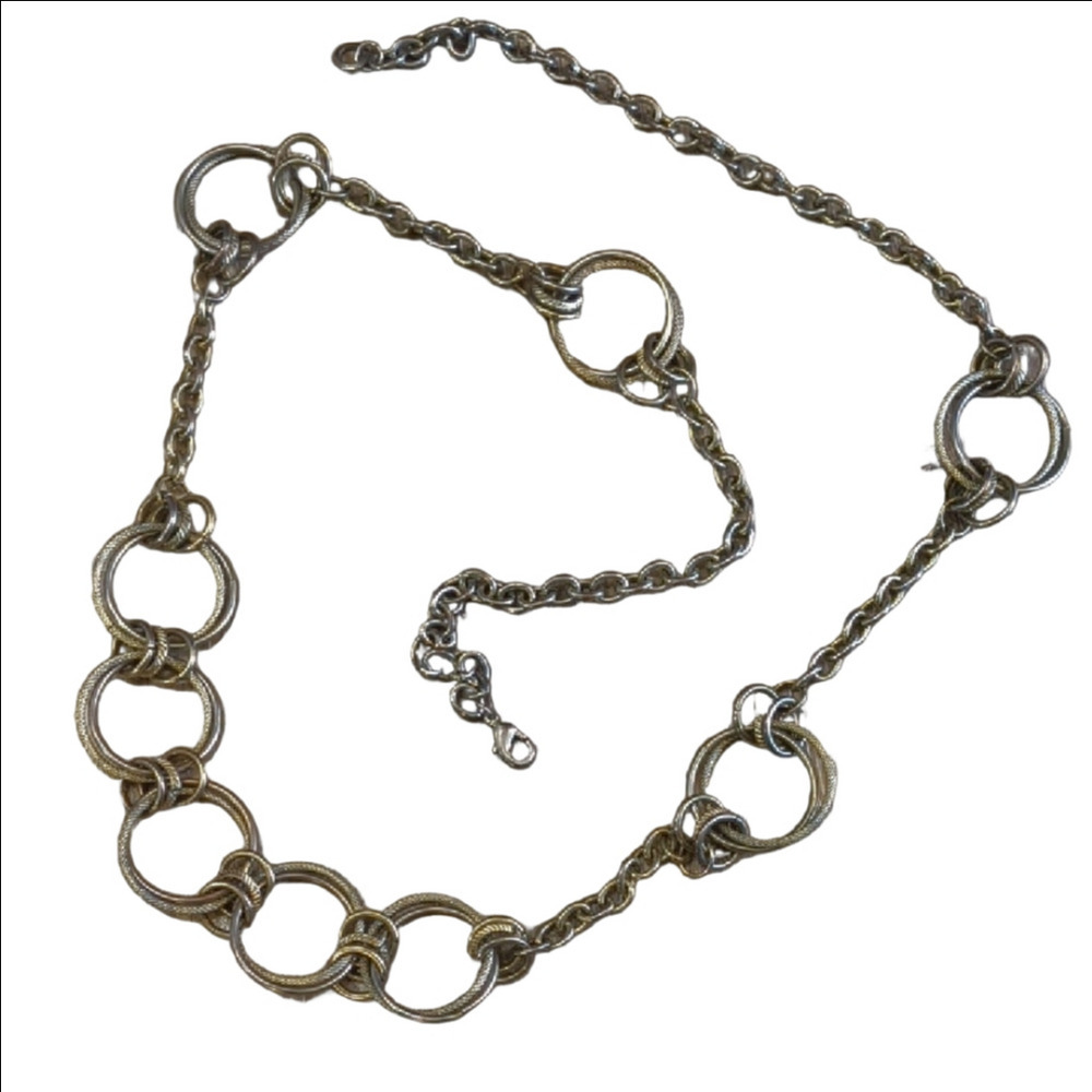 Custom-Made - Silver Tone Chain Link.. Necklace/Purse-Chain/Belt Your Choice